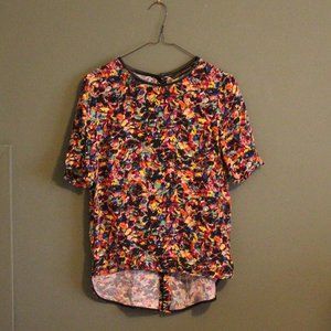 Colorful High Low Top